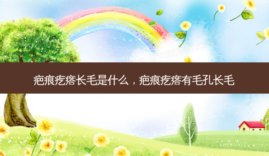 疤痕疙瘩长毛是什么,疤痕疙瘩有毛孔长毛-第1张图片-容颜讯 疤痕疙瘩长毛是什么,疤痕疙瘩有毛孔长毛-第1张图片-容颜讯