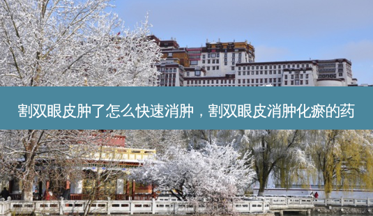 割双眼皮肿了怎么快速消肿,割双眼皮消肿化瘀的药-第1张图片-容颜讯 割双眼皮肿了怎么快速消肿,割双眼皮消肿化瘀的药-第1张图片-容颜讯
