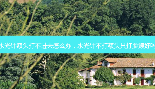 水光针额头打不进去怎么办,水光针不打额头只打脸颊好吗-第1张图片-容颜讯 水光针额头打不进去怎么办,水光针不打额头只打脸颊好吗-第1张图片-容颜讯
