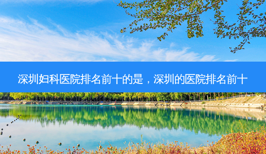 深圳妇科医院排名前十的是,深圳的医院排名前十-第1张图片-容颜讯 深圳妇科医院排名前十的是,深圳的医院排名前十-第1张图片-容颜讯