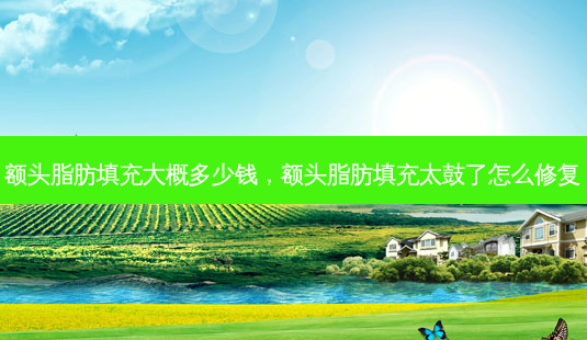 额头脂肪填充大概多少钱,额头脂肪填充太鼓了怎么修复-第1张图片-容颜讯 额头脂肪填充大概多少钱,额头脂肪填充太鼓了怎么修复-第1张图片-容颜讯