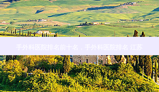 手外科医院排名前十名，手外科医院排名 江苏-第1张图片-容颜讯
