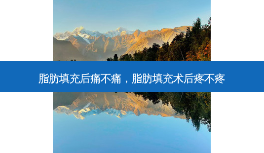 脂肪填充后痛不痛,脂肪填充术后疼不疼-第1张图片-容颜讯 脂肪填充后痛不痛,脂肪填充术后疼不疼-第1张图片-容颜讯