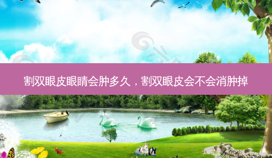 割双眼皮眼睛会肿多久,割双眼皮会不会消肿掉-第1张图片-容颜讯 割双眼皮眼睛会肿多久,割双眼皮会不会消肿掉-第1张图片-容颜讯