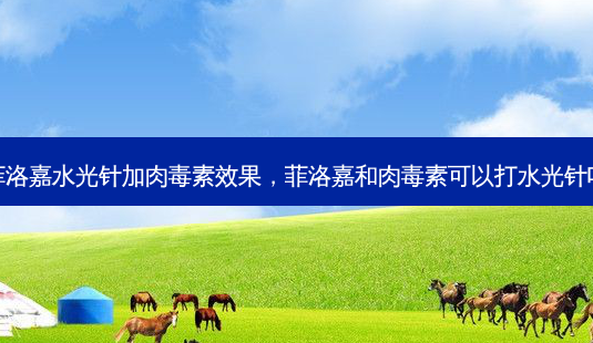 菲洛嘉水光针加效果，菲洛嘉和可以打水光针吗-第1张图片-容颜讯