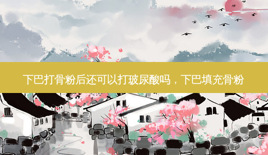 下巴打骨粉后还可以打玻尿酸吗，下巴填充骨粉-第1张图片-容颜讯