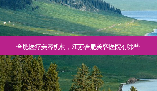 合肥医疗美容机构,江苏合肥美容医院有哪些-第1张图片-容颜讯 合肥医疗美容机构,江苏合肥美容医院有哪些-第1张图片-容颜讯