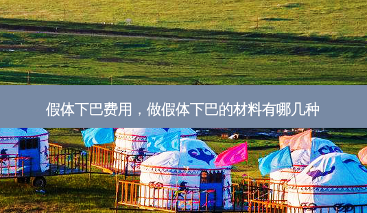假体下巴费用，做假体下巴的材料有哪几种-第1张图片-容颜讯