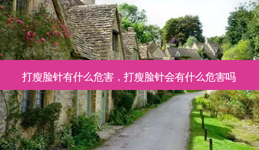 打瘦脸针有什么危害，打瘦脸针会有什么危害吗-第1张图片-容颜讯