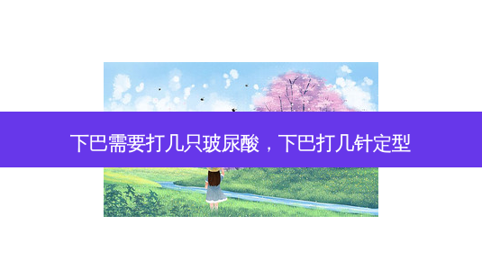 下巴需要打几只玻尿酸，下巴打几针定型-第1张图片-容颜讯