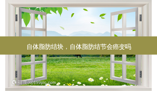 自体脂肪结块，自体脂肪结节会癌变吗-第1张图片-容颜讯