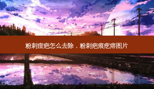粉刺痘疤怎么去除,粉刺疤痕疙瘩图片-第1张图片-容颜讯 粉刺痘疤怎么去除,粉刺疤痕疙瘩图片-第1张图片-容颜讯