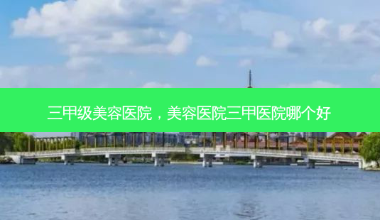 三甲级美容医院，美容医院三甲医院哪个好-第1张图片-容颜讯