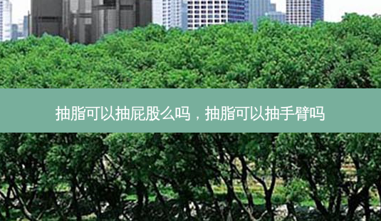 抽脂可以抽 *** 么吗,抽脂可以抽手臂吗-第1张图片-容颜讯 抽脂可以抽 *** 么吗,抽脂可以抽手臂吗-第1张图片-容颜讯