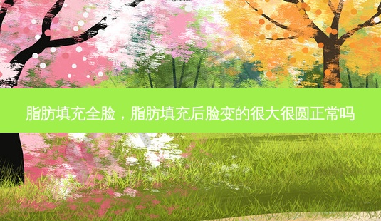 脂肪填充全脸,脂肪填充后脸变的很大很圆正常吗-第1张图片-容颜讯 脂肪填充全脸,脂肪填充后脸变的很大很圆正常吗-第1张图片-容颜讯