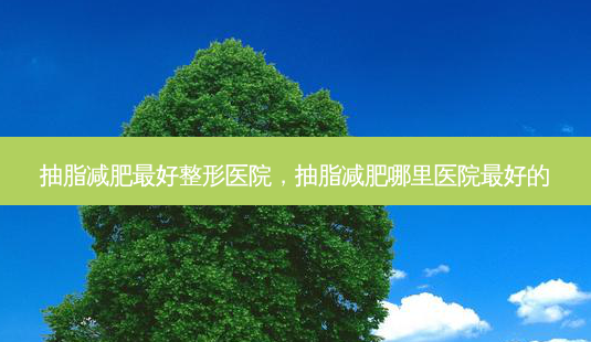 抽脂减肥 *** 好整形医院,抽脂减肥哪里医院 *** 好的-第1张图片-容颜讯 抽脂减肥 *** 好整形医院,抽脂减肥哪里医院 *** 好的-第1张图片-容颜讯