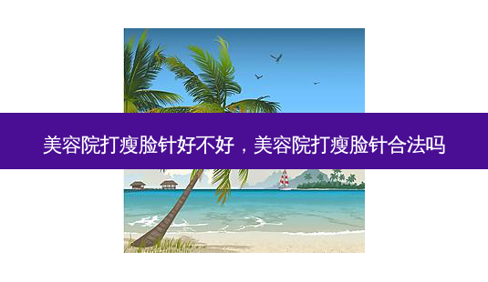 美容院打瘦脸针好不好,美容院打瘦脸针合法吗-第1张图片-容颜讯 美容院打瘦脸针好不好,美容院打瘦脸针合法吗-第1张图片-容颜讯
