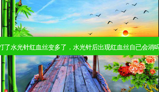 打了水光针红血丝变多了,水光针后出现红血丝自己会消吗-第1张图片-容颜讯 打了水光针红血丝变多了,水光针后出现红血丝自己会消吗-第1张图片-容颜讯