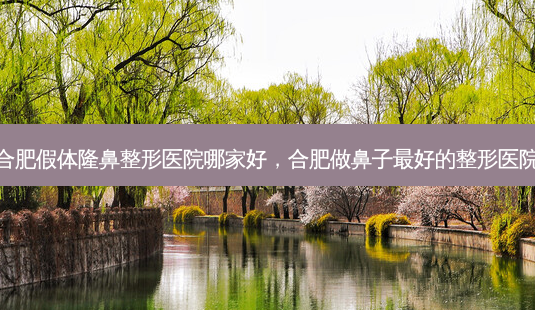 合肥假体隆鼻整形医院哪家好,合肥做鼻子 *** 好的整形医院-第1张图片-容颜讯 合肥假体隆鼻整形医院哪家好,合肥做鼻子 *** 好的整形医院-第1张图片-容颜讯