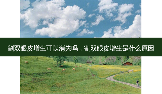 割双眼皮增生可以消失吗,割双眼皮增生是什么原因-第1张图片-容颜讯 割双眼皮增生可以消失吗,割双眼皮增生是什么原因-第1张图片-容颜讯