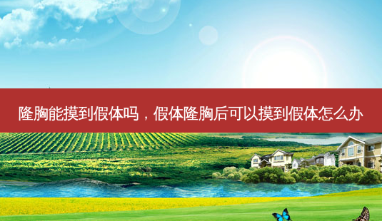 隆胸能摸到假体吗,假体隆胸后可以摸到假体怎么办-第1张图片-容颜讯 隆胸能摸到假体吗,假体隆胸后可以摸到假体怎么办-第1张图片-容颜讯