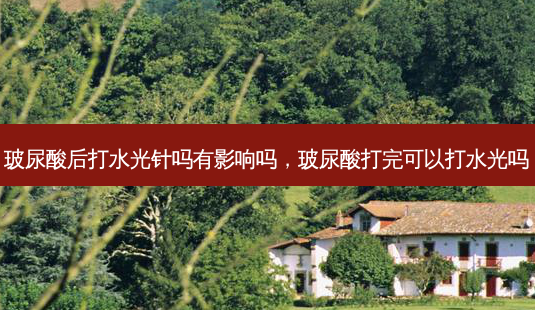 玻尿酸后打水光针吗有影响吗,玻尿酸打完可以打水光吗-第1张图片-容颜讯 玻尿酸后打水光针吗有影响吗,玻尿酸打完可以打水光吗-第1张图片-容颜讯