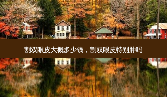 割双眼皮大概多少钱,割双眼皮特别肿吗-第1张图片-容颜讯 割双眼皮大概多少钱,割双眼皮特别肿吗-第1张图片-容颜讯