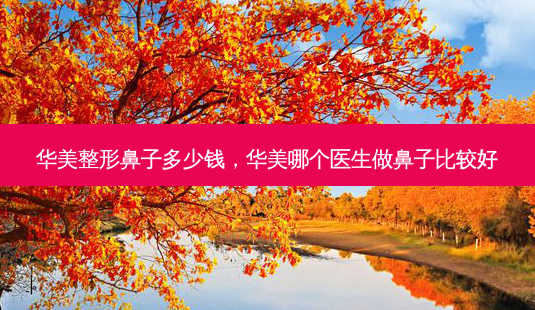 华美整形鼻子多少钱,华美哪个医生做鼻子比较好-第1张图片-容颜讯 华美整形鼻子多少钱,华美哪个医生做鼻子比较好-第1张图片-容颜讯