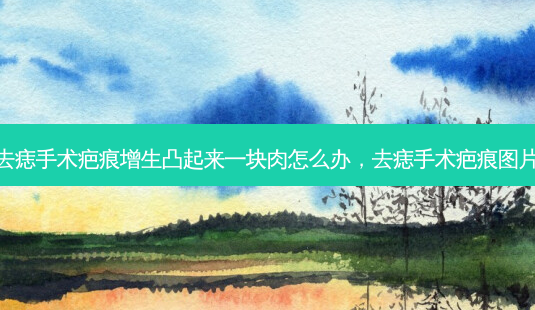 去痣手术疤痕增生凸起来一块肉怎么办,去痣手术疤痕图片-第1张图片-容颜讯 去痣手术疤痕增生凸起来一块肉怎么办,去痣手术疤痕图片-第1张图片-容颜讯