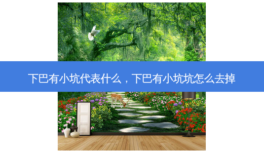 下巴有小坑代表什么,下巴有小坑坑怎么去掉-第1张图片-容颜讯 下巴有小坑代表什么,下巴有小坑坑怎么去掉-第1张图片-容颜讯