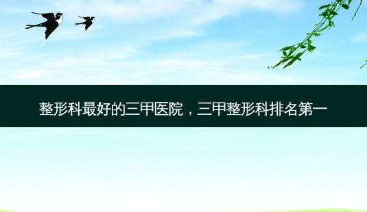 整形科 *** 好的三甲医院,三甲整形科 *** -第1张图片-容颜讯 整形科 *** 好的三甲医院,三甲整形科 *** -第1张图片-容颜讯