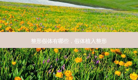 整形假体有哪些,假体植入整形-第1张图片-容颜讯 整形假体有哪些,假体植入整形-第1张图片-容颜讯