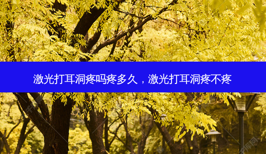 激光打耳洞疼吗疼多久,激光打耳洞疼不疼-第1张图片-容颜讯 激光打耳洞疼吗疼多久,激光打耳洞疼不疼-第1张图片-容颜讯