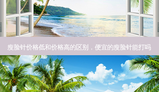 瘦脸针价格低和价格高的区别,便宜的瘦脸针能打吗-第1张图片-容颜讯 瘦脸针价格低和价格高的区别,便宜的瘦脸针能打吗-第1张图片-容颜讯