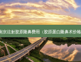 南京注射胶原隆鼻费用（胶原蛋白隆鼻术价格）