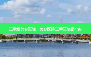 三甲级美容医院，美容医院三甲医院哪个好