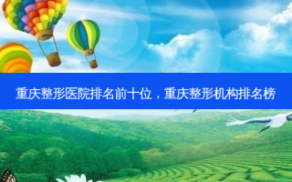 重庆整形医院排名前十位，重庆整形机构排名榜