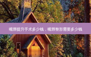 嘴唇提升手术多少钱，嘴唇整形需要多少钱