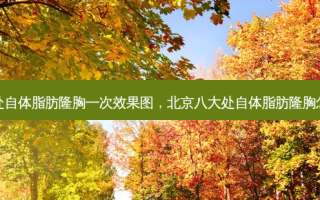 八大处自体脂肪隆胸一次效果图，北京八大处自体脂肪隆胸怎么样