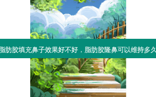 脂肪胶填充鼻子效果好不好，脂肪胶隆鼻可以维持多久