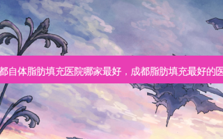 成都自体脂肪填充医院哪家 *** 好，成都脂肪填充 *** 好的医院