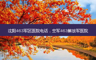 沈阳463军区医院 *** ，空军463 *** 医院