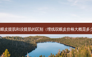 双眼皮提肌和没提肌的区别（埋线双眼皮价格大概是多少）