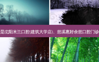 国内十大牙科医院排行展示:top10是沈阳米兰口腔(建筑大学店)、慈溪惠好余慈口腔门诊部、天津滨海共昌爱牙口腔门诊部