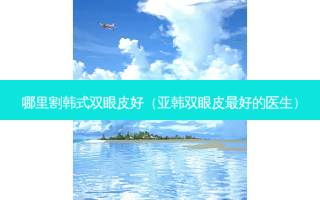 哪里割韩式双眼皮好（亚韩双眼皮好的医生）