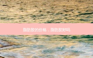 脂肪胶的价格，脂肪胶好吗