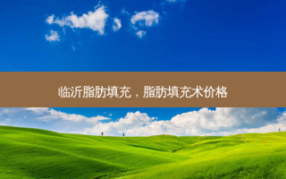 临沂脂肪填充，脂肪填充术价格