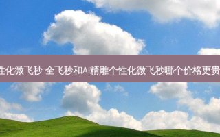 精雕7次元个性化微飞秒 全飞秒和AI精雕个性化微飞秒哪个价格更贵哪个效果更好