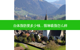 自体脂肪要多少钱，薇琳吸脂怎么样