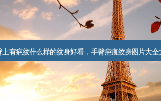 手臂上有疤纹什么样的纹身好看，手臂疤痕纹身图片大全大图